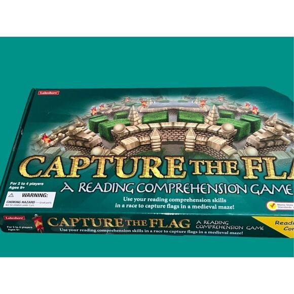 Lakeshore Reading Comprehension Game CAPTURE THE FLAG Educational COMPLETE - Picture 1 of 4